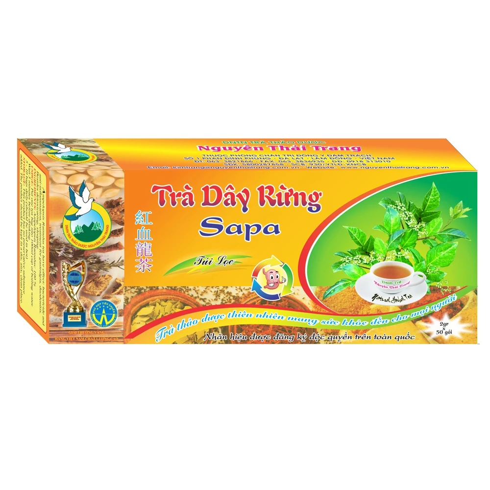 Trà Dây Rừng Sapa Hỗ Trợ Đau Bao Tử - Nguyên Thái Trang - (Hộp 50 Túi Lọc X 2g) – Thảo Dược Thiên Nhiên – Tốt Cho Sức Kh