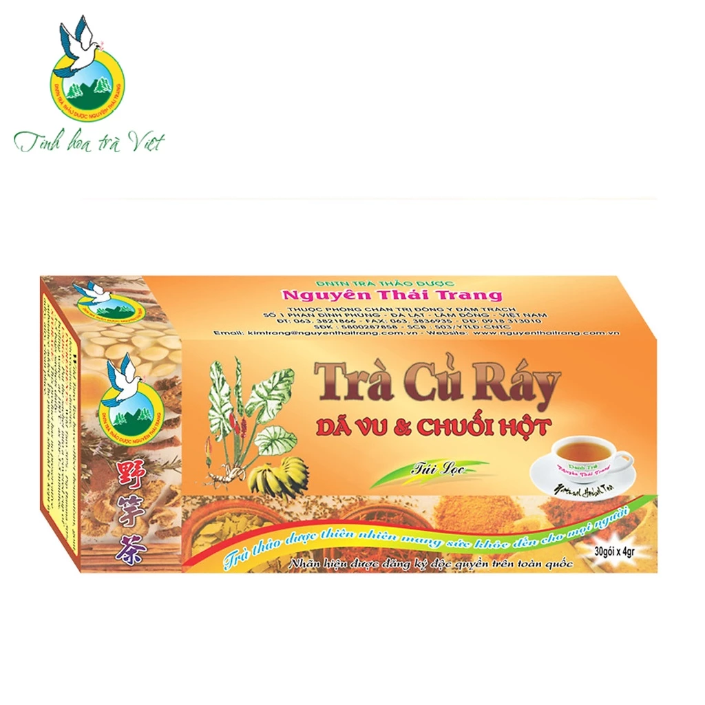 TRÀ CỦ RÁY WILD TARO TEA NGUYÊN THÁI TRANG