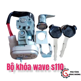 Bộ ổ khóa xe wave s110 hàng cao cấp