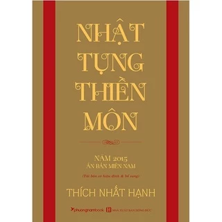 Sách - Nhật Tụng Thiền Môn – Tái bản 2020 – Bìa Cứng có áo khoác