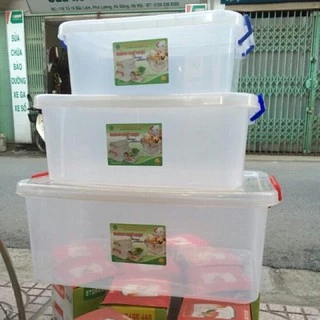 Thùng Nhựa Trong Suốt Việt Nhật 5331-5332 10L/15L nhuavietnhat Mall