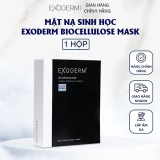 Mặt Nạ EXODERM BIOCELLULOSE - Cấp Ẩm, Làm Sáng & Phục Hồi Da Từ Sâu Bên Trong [1 Miếng]