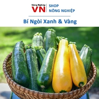 Hạt giống bí ngòi xanh và vàng gói 1gram