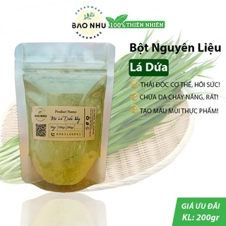 Bột Lá Dứa(Lá Nếp) Thơm Tự Nhiên Nguyên Chất