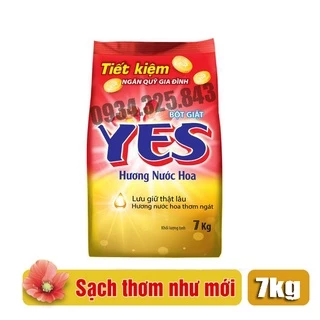 Bột giặt Yes Hương Hoa 7kg - Tiết Kiệm - Lixco gia công