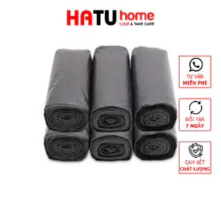 Túi đựng rác tự phân hủy kt 65x55 cm bao rác đen sinh học