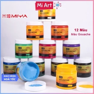 [Hỏa Tốc HCM] Màu Gouache HIMI MIYA - Hũ 200ml