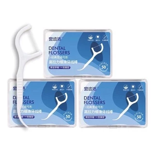 Hộp 50 Chiếc Tăm Chỉ Nha Khoa Dental Flossers B313