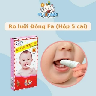 Hộp 5 cái gạc rơ lưỡi Đông Fa cho bé