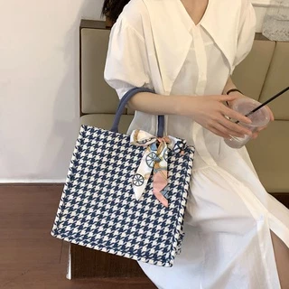 Túi vải sức chứa lớn phong cách Hàn Quốc mới 2022 túi mua sắm tote bag