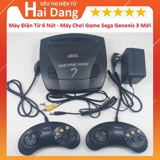 Máy Chơi Game  6 Nút, Sega Genenis 3 Phiên Bản Mới Tích Hợp 368 Trò Chơi Restro - Máy Chơi Game Tuối Thơ