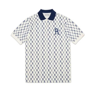 Áo Polo Unisex Nam Magu Monogram Cotton Cao Cấp Mát Mẻ, Mềm, Mịn,Phong Cách,Sang Trọng