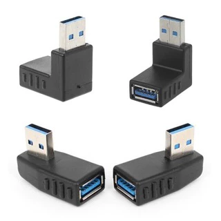 Đầu Nối Usb 3.0 Vuông Góc 90 Độ Cho Laptop / PC