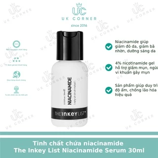 [Bill UK] Tinh chất chứa niacinamide The Inkey List Niacinamide Serum 30ml