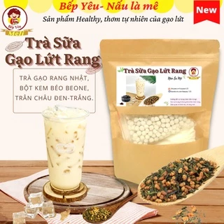 Set nguyên liệu nấu trà sữa gạo lứt nhật rang 25-30ly Bếp Yêu Meli