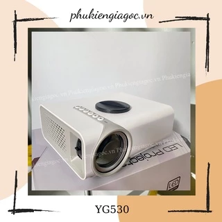 [Bản New 2023] Máy Chiếu Mini, máy chiếu phim Projector, máy chiếu YG530 Full HD 1080p kết nối không dây với điện thoại