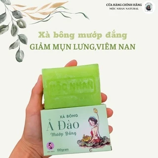 Xà bông mướp đắng handmade, xà bông tắm hổ trợ giảm mụn lưng 100% chiết xuất từ thiên nhiên chính hãng Mộc Nhan