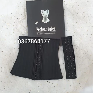 (Kèm nối) Đai nịt bụng latex 25 xương siết eo