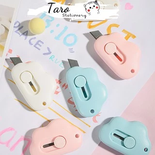 Dao rọc giấy mini hình đám mây cute D03 Taro Stationery