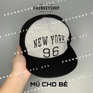 Bé 3-8 tuổi/ Mũ lưỡi trai cho bé trai bé gái- KET trung 96 NEW YORK- nón kết trẻ em