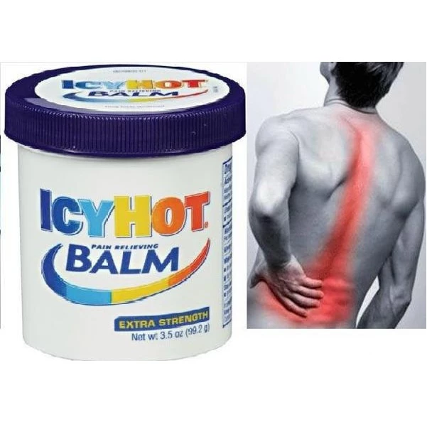 DẦU XOA BÓP GIẢM ĐAU NHỨC CẤP TỐC ICY HOT BALM PAIN RELIEVING EXTRA STRENGTH CỦA MỸ