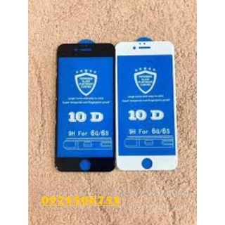 Kính cường lực 10D PRO cho IP 6/6s/7/8/X/Xs/XSMax/XR