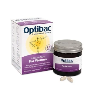 [ Mẫu mới ] Men vi sinh optibac Tím - Optibac for women 30 viên