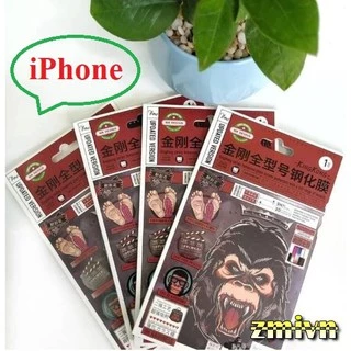 Kính Cường Lực  Full Màn KINGKONG iphone 6-7-8 / 6P- 7P - 8P / X/ XS / XR / XS max / IP 11 / 11 pro / 11 pro max