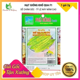 Hạt Giống Khổ Qua Xanh Mướp đắng Cao Sản Siêu Trái 2G - Phú Nông Seeds - Shop Phân Bón và Hạt Giống