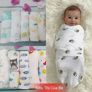 Khăn tắm sợi tre cao cấp cho bé