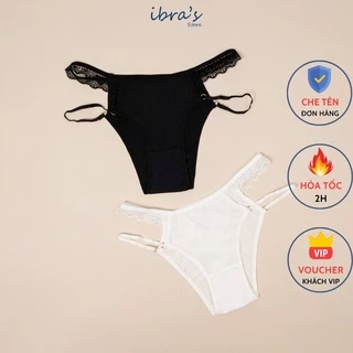 Quần lót nữ cạp thấp nửa mông 2 dây sexy , iBra's store iB072