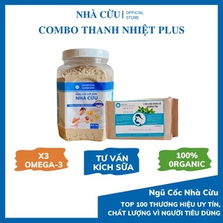 Combo kích sữa ngũ cốc lợi sữa Nhà Cừu, 1kg bột ngũ cốc Thanh Nhiệt Plus và 0,5 kg cao chè vằng sẻ Quảng Trị