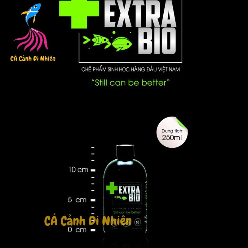 Men vi sinh Extra Bio 250ml ExtraBio Chế phẩm xử lý nước cho hồ cá