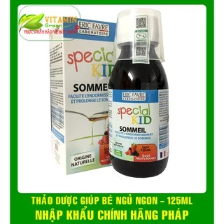 SPECIAL KID SOMMEIL THẢO DƯỢC GIÚP BÉ NGỦ NGON 125ml |NHẬP KHẨU CHÍNH HÃNG PHÁP