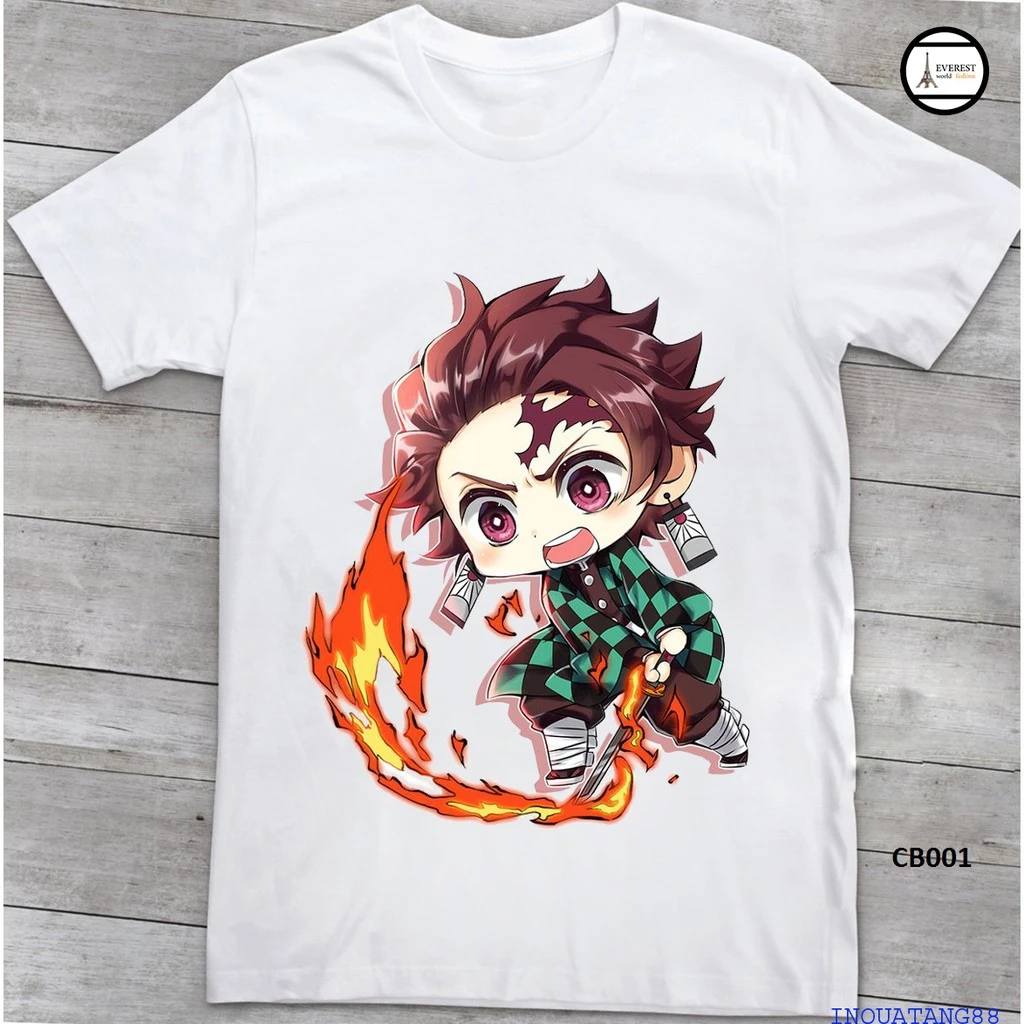 ÁO THUN NAM NỮ - Kimetsu no Yaiba -CHIBI ( nhiễu mẫu)