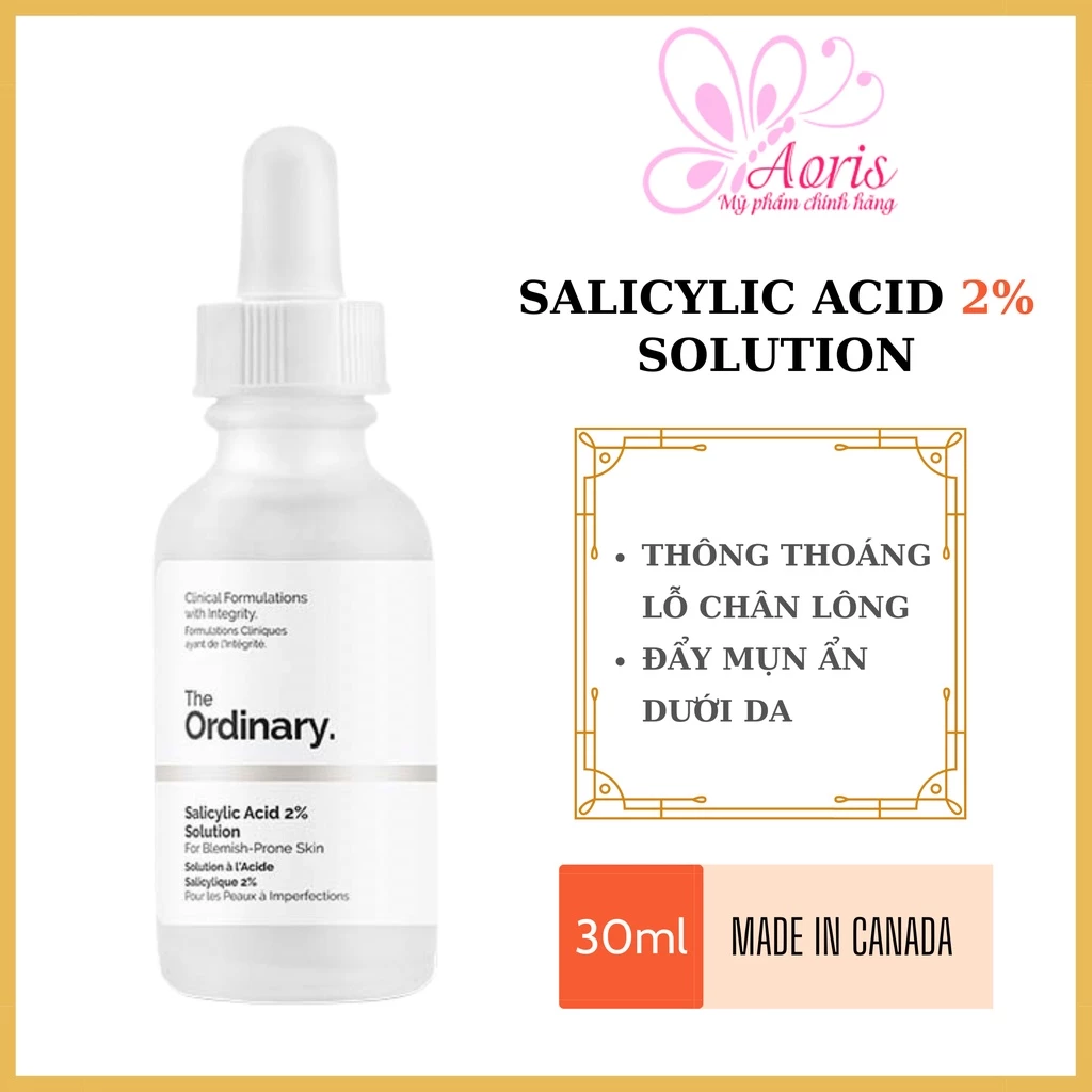 Serum tẩy tế bào chết The Ordinary Salicylic Acid 2% Solution - 30ml