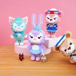 Mô Hình Lắp Ghép Nhân Vật Stella Lou Nanoblock 3D Đồ Chơi Trí Tuệ Lắp Ráp Hoạt Hình Dễ Thương