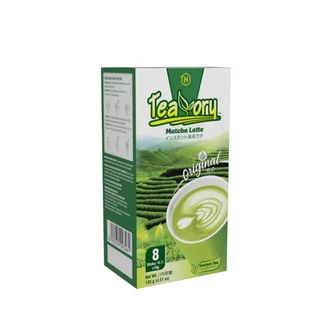 Trà Sữa Matcha Hòa Tan Teavory KING COFFEE - Hộp 8 gói x 16g.