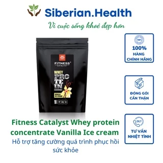 Thực phẩm dành cho chế độ ăn đặc biệt Fitness Catalyst Whey protein concentrate Vanilla Ice cream – 500GR/GÓI