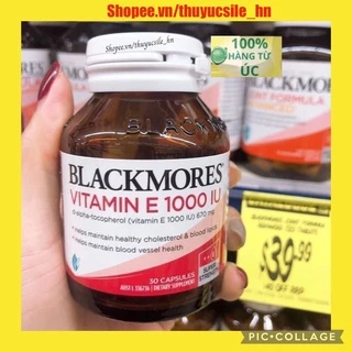 Viên uống vitamin e, blackmores vitamin e 1000iu 30 viên, 100 viên úc, đẹp da