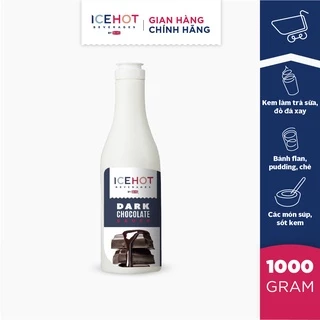 Sốt Sôcôla Đen ICEHOT chai 1Kg