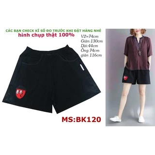 quần short bigsize unisex