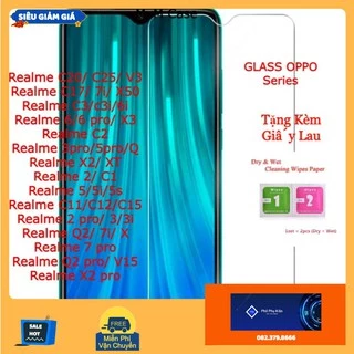 Kính Cường Lực Realme 7,7pro,7i,6,6i,6pro,C3,C11,C12,C15,C17,C20,C25,C1,3 pro,C2,Q,5i,C3i,3,5 pro,x2 pro,Q2,xt,5s,x .