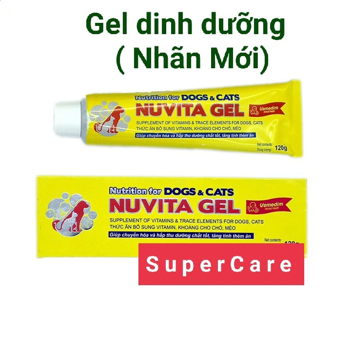 Sản Phẩm Đặc Biệt Tăng Tính Thèm Ăn Cho Chó Mèo - Nuvita Gel