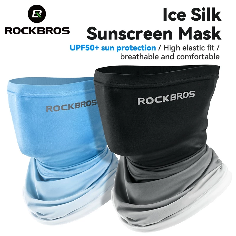 Khẩu trang che mặt và cổ chống tia UV ROCKBROS bằng thun lạnh thoáng khí thoải mái và nhanh khô