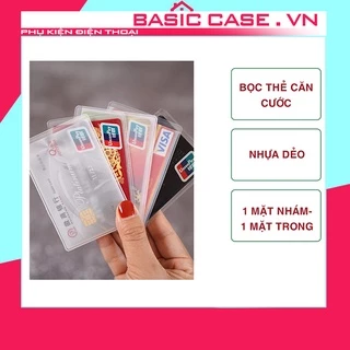 Vỏ bọc căn cước công dân chống xước chip CCCD - ATM cmnd Vỏ bọc căn cước công dân trong bao túi đựng thẻ học sinh viên