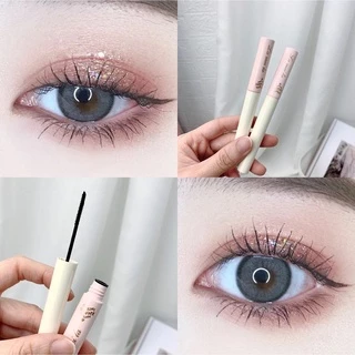 Khuôn vẽ lông mày/ Mascara RIPE GIRL chuốt mượt mà làm cong và dày mi sợi tơ tằm 4d không thấm nước chống thấm mồ hôi