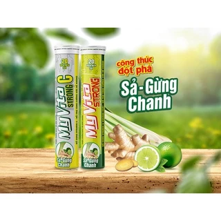 Viên sủi Myvita sả gừng chanh lọ 20 viên