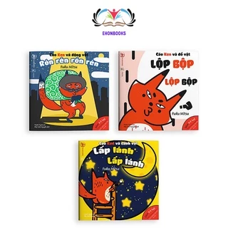 Sách Ehon - Combo 3 cuốn Cáo Ken - Ehon nhật bản cho be 0 - 6 tuổi