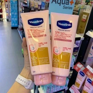 [CHÍNH HÃNG THÁI LAN]  TUÝP SỮA DƯỠNG THỂ VASELINE HEALTHY WHITE SERUM 50X SPF 50+